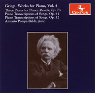 GRIEG /  POMPA-BALDI -BALDI - WORKS FOR PIANO 4 CD