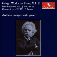 GRIEG /  POMPA-BALDI -BALDI - WORKS FOR PIANO 11 CD