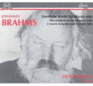 BRAHMS / DETLEF  KRAUS - COMPLETE WORKS FOR SOLO PIANO CD