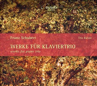 SCHUBERT /  TRIO RAFALE - SCHUBERT: WORKS FOR PIANO TRIO CD