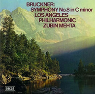 BRUCKNER / ZUBIN  MEHTA - BRUCKNER: SYMPHONY 8 CD