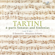 TARTINI /  ENSEMBLE IL DEMETRIO - 4 - 4-PARTS SONATAS & SINFONIAS CD