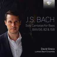 J.S. BACH /  GRECO - SOLO CANTATAS FOR BASS CD