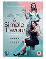 A SIMPLE FAVOUR DVD [UK] DVD