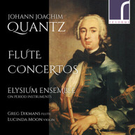 QUANTZ /  ELYSIUM ENSEMBLE / DIKMANS - FLUTE CONCERTOS CD