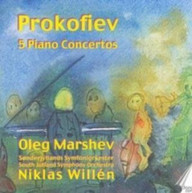 MARSHEV /  SOUTH JUTLAND SYMPHONY ORCHESTRA - 5 PIANO CONCERTOS CD