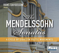 MENDELSSOHN /  DAVIDSSON - MENDELSSOHN SONATAS CD