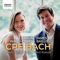 C.P.E. BACH /  WALEY-COHEN / BAILLIEU -COHEN / BAILLIEU - COMPLETE CD