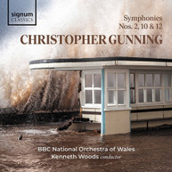 GUNNING /  BBC NATIONAL ORCHESTRA OF WALES / WOODS - SYMPHONIES 2 / 10 & CD