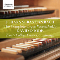 J.S. BACH /  GOODE - COMPLETE ORGAN WORKS 9 CD