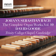 J.S. BACH /  GOODE - COMPLETE ORGAN WORKS 10 CD