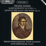 DANZI /  DERWINGER / BERLIN PHILHARMONIC WIND QNT - WIND QUINTETS OP56 CD