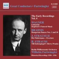 WILHELM FURTWANGLER - EARLY RECORDINGS VOL. 4 (IMPORT) CD
