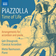 PIAZZOLLA /  DRAUGSVOLL / RASMUSSEN - TIME OF LIFE CD