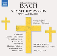 J.S. BACH /  POPLUTZ / BACHORCHESTER MAINZ - ST MATTHEW PASSION CD