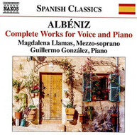 ALBENIZ /  LLAMAS / GONZALEZ - COMPLETE VOICE & PIANO CD