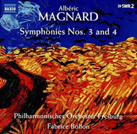 MAGNARD /  BOLLON / FREIBURG PHILHARMONIC ORCH - SYMPHONIES 3 & 4 CD