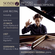 LISZT /  TAVERNA - VIRTUOSO PIANO TRANSCRIPTIONS CD