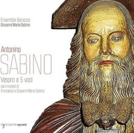 SABINO - VESPRO A 5 VOCI CD
