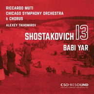 SHOSTAKOVICH /  MUTI / CHICAGO SYMPHONY ORCH - SYMPHONY 13 CD