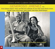 GRAN AFRO CUBAN ORCHESTRA / GENEROSO  JIMENEZ - GENEROSO QUE BUENO TOCA CD