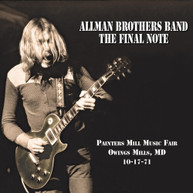 ALLMAN BROTHERS BAND - FINAL NOTE CD