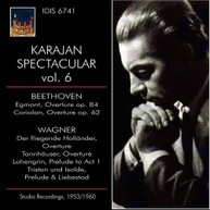 BEETHOVEN /  KARAJAN / BERLINER PHILARMONIKER - KARAJAN SPECTACLAR 6 CD