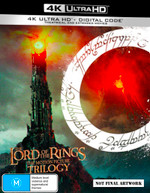 THE LORD OF THE RINGS TRILOGY (THEATRICAL + EXTENDED) (4K UHD) (2001)  [BLURAY]