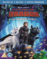 HOW TO TRAIN YOUR DRAGON 3 - THE HIDDEN WORLD 2D + 3D BLU-RAY [UK] BLURAY