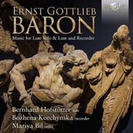 BARON /  BERNHARD HOFSTOTTER / BIL - MUSIC FOR LUTE SOLO CD