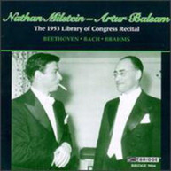 BEETHOVEN /  BACH / BRAHMS / MILSTEIN / BALSAM - 1953 LIBRARY OF CONGRESS CD
