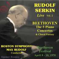 BEETHOVEN /  SERKIN / BOSTON SYMPHONY - RUDOLF SERKIN LIVE 2 CD