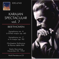 BEETHOVEN / KARAJAN - KARAJAN SPECTACULAR 7 CD