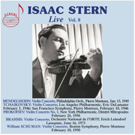 BRAHMS / STERN - ISAAC STERN LIVE 8 CD