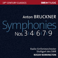 BRUCKNER / NORRINGTON - SYMPHONIES 3 4 6 7 & 9 CD