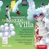 DONIZETTI / ORCHESTRA GLI ORIGINALI / MONTANARI - LE NOZZE IN VILLA CD