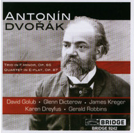 DVORAK /  DICTEROW / KREGER / GOLUB - PIANO TRIO IN F MINOR CD