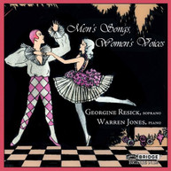 GEORGINE RESICK / WARREN  JONES - MEN'S SONGS WOMEN'S VOICES CD