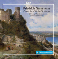 GERNSHEIM / SCHICKEDANZ / BREIDENBACH - COMPLETE VIOLIN SONATAS CD