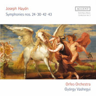 HAYDN / VASHEGYI / ORFEO ORCHESTRA - SYMPHONIES 24 30 42 43 CD