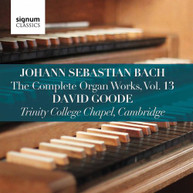 J.S. BACH /  GOODE - COMPLETE ORGAN WORKS 13 CD