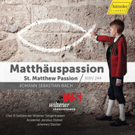 J.S. BACH /  SANGERKNABEN / ACADEMIA JACOBUS - ST MATTHEW PASSION BWV 244 CD
