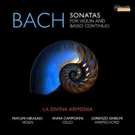 J.S. BACH / DIVINA ARMONIA - SONATAS FOR VIOLIN & B.C. CD