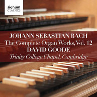 J.S. BACH / GOODE - COMPLETE ORGAN WORKS 12 CD