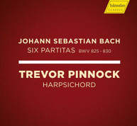 J.S. BACH / PINNOCK - SIX PARTITAS 825 - SIX PARTITAS 825-830 CD