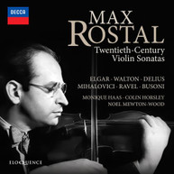MAX ROSTAL - 20TH CENTURY VIOLIN SONATAS CD