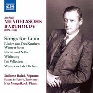 MENDELSSOHN / BAIRD / MENGELKOCH - SONGS FOR LENA CD