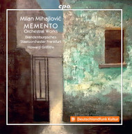 MIHAJLOVIC / GRIFFITHS - MEMENTO CD