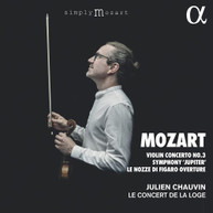 MOZART / CHAUVIN / LE CONCERT DE LA LOGE - ORCHESTRAL WORKS CD