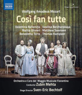 MOZART / TORRE / BERZHANSKAYA - COSI FAN TUTTE BLURAY